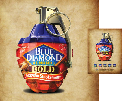 Blue diamond almonds bold flavors line launch